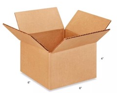 Boxes shipping (25 Pack) ULINE corrugated 6x6x4″ Lightweight 32 ECT