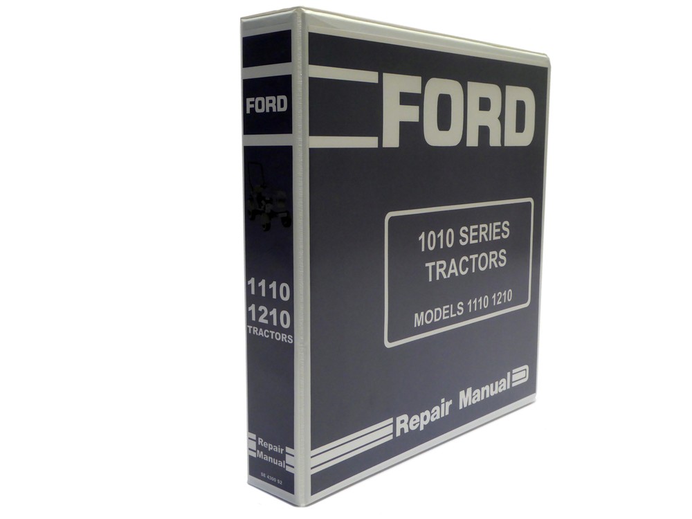 Ford 1110, 1210 Tractor Factory Service Manual Repair Shop Book NEW with Binder