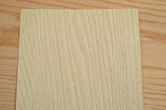 Bleached Red Oak Wood Veneer Sheet 7 x 19 inches 1/42nd thick L2308-05
