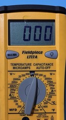 Fieldpiece LT17A Digital Multimeter with Temp, MFD, Microamps, Frequency Working