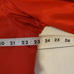 Vintage Ardsley New York Engine Co No. 1 Firefighter Jacket Coat Red USA w/ Hood