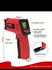 Infrared Thermometer Gun/ HD Large Screen -58°F~1022°F(-50°C~550°C)