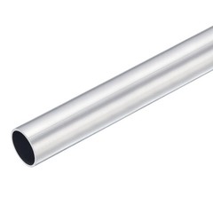 22mm OD 19mm Inner Dia 400mm Length 6063 Aluminum Tube for Industry DIY Project
