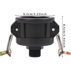 For 275 330 Gallon IBC Tote 2″ NPT to 3/4″ Garden Hose Adapter New
