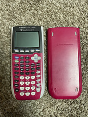 Texas Instruments TI-84 Plus Silver Edition Pink/Purple Graphing Calculator