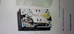Honeywell TP970A 2004 Pneumatic Thermostat Direct Acting Analog Silver Black