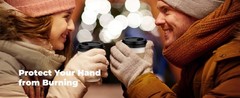 100 Pack] Pink Coffee Cup Sleeves Disposable for Hot Drinks, Durable Corrugated