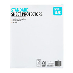 25 Pcs Pen+Gear Standard Sheet Protectors Reinforced Binding Clear 9.25″x11.22″