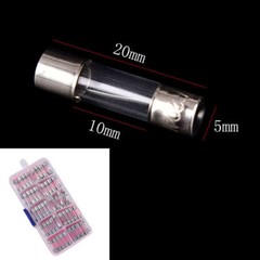 USA 5x20mm Quick Blow Glass Tube Fast-blow Glass Fuse Assorted Kit 100pcs/Set
