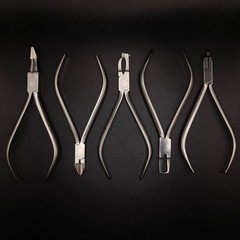 5x HU-FRIEDY Short Band, Bracket Remover, Slim Weingart, Hard Wire Distal Cutter
