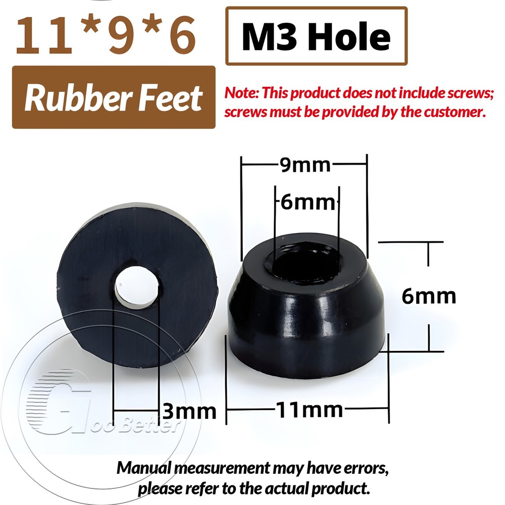 Rubber Feet Furniture Chair Table Cabinet Case Interior Exterior Without Screws