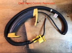 Hand Control for Guldmann GH2 Ceiling Lifts with Coiled cables (Up/Down Only)