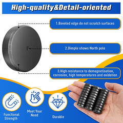 20 Pack 1 Inch (25Mm) Magnets for Crafts with Adhesive Backing Ceramic Magnets r