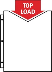 Avery Easy Load Heavyweight Top Load Clear Sheet Protector (76006) PICK YOUR QTY
