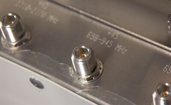 CSS Antenna XEA-165-00-N Dual Band Xpol 65° H-Beams + Stadium Bracket NEW 10122