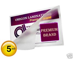 2500/pack File Card Hot 5 Mil Laminating Pouches 3-1/2 x 5-1/2 Clear 3.5 x 5.5