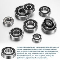 154012-2RS Non-Standard Ball Bearings 15mm ID x 40mm OD x 12mm Thickness