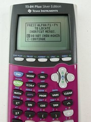 Texas Instruments TI-84 Plus Silver Edition Pink Graphing Calculator with Cover