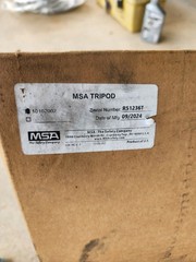 MSA Safety 10102002 Workman Aluminum Tripod, 8 ft Height
