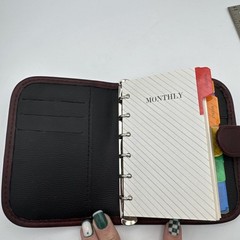 Worthington Pocket Planner Day Runner Floral Personal Organizer Binder 1990s