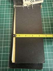 MARCO NY 10013 Leather 3 Ring Notebook Cover Pad Memo Book Binder Police Notes