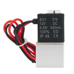 1/8″ NPT 2 Way Normally Closed DC 12V Electric Solenoid Air Valve Sets