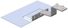 Magerack Top Mount Tile Hook Bracket w Flashing Solar Panel PV Module Mounting