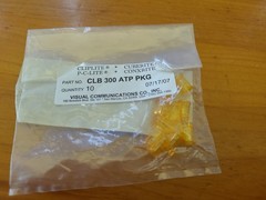 VCC CLB 300 ATP Amber 5mm LED Panel Lenses CLIPLITE NOS Lot of 10