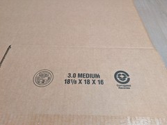 Used Moving Cardboard Boxes – 35 Small, 11 Medium, 7 Large, 2 Wardrobe with bars