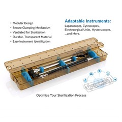 PPSU Sterilization Box Autoclave Case for ENT Laparoscope CystoscopeHysteroscope