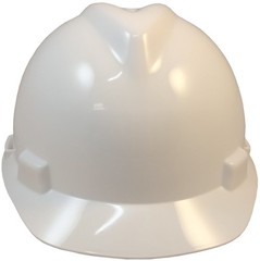 MSA V-Gard Large JUMBO Cap Style Hard Hat – White