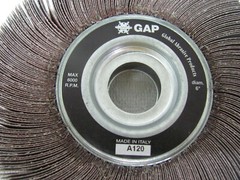 6″ x 1″ x 1″ Inch 120 Grit Bench Pedestal Grinder Premium Unmounted Flap Wheel