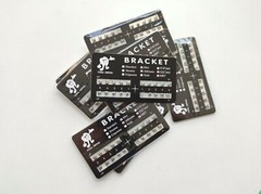 50Sets Mini MBT 022 Slot Hooks 345 Dental Orthodontics Brackets Mesh Base