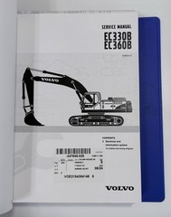 VOLVO EC330B EC360B Excavator Service Manuals 4 Volumes 1:4, 2:4, 3:4, 4:4