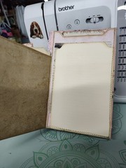 Handcrafted Pink & Green Floral Journal, Planner, Notebook, Album