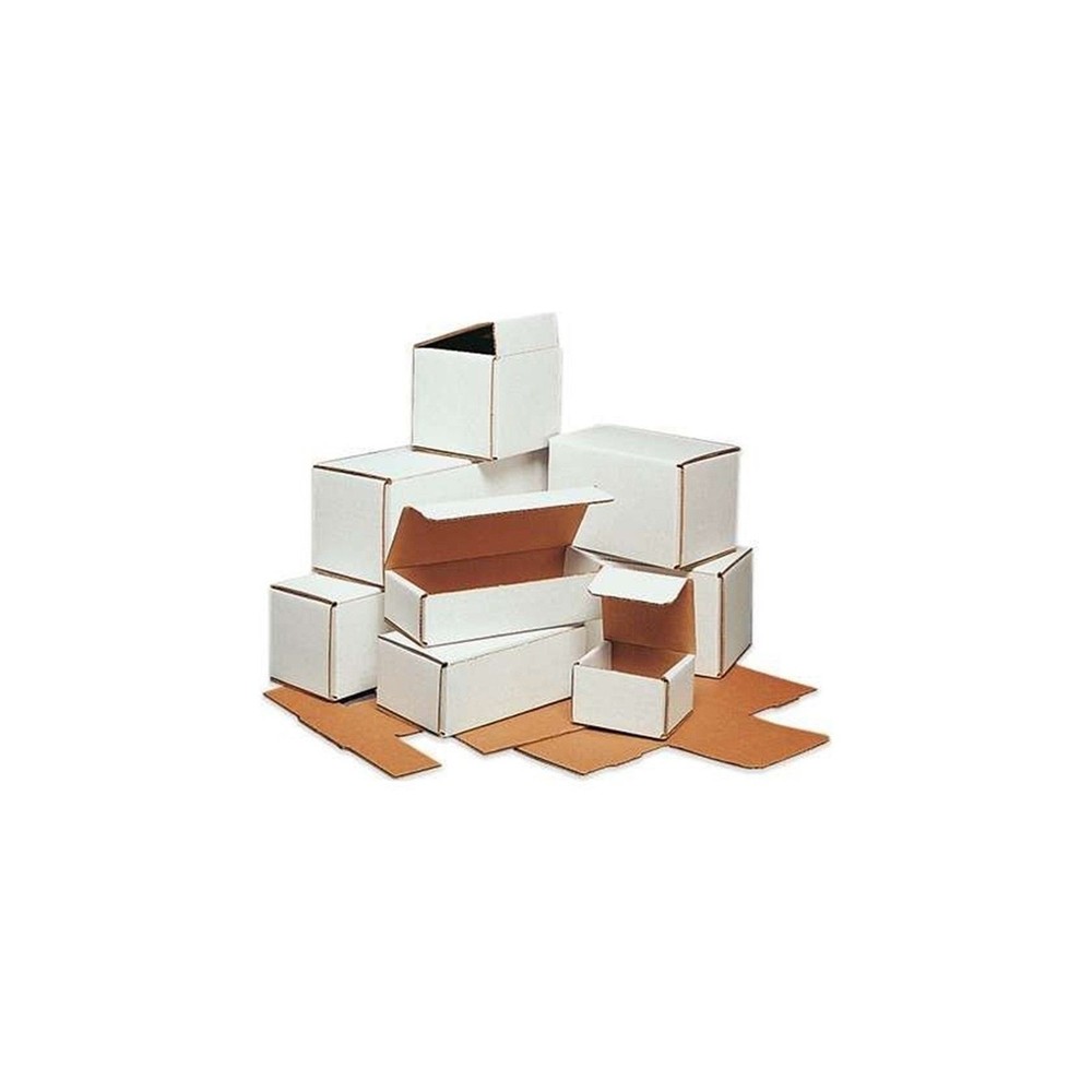 50- 9x6x2 White Corrugated Carton Cardboard Packaging Shipping Mailing Box Boxes
