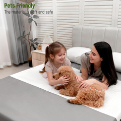 Grounding Sheets Mat for All Mattress Sizes,10% Silver Fiber+90% Cotton Fitted