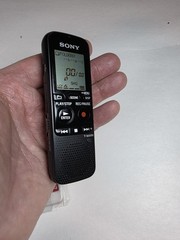 Sony ICD-PX312 Digital Voice Recorder Bundle with Lapel Mic & 512GB SD Card