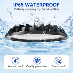 200W UFO LED High Bay Light – 10 Pack, Ideal for Factories/Gyms/Barns/Warehouses