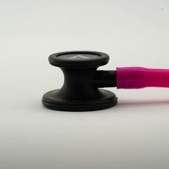 Pink Cardiology Stethoscope – Dual-Lumen, Stainless Steel, Premium Sound