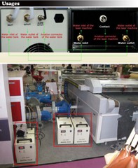110V CW-3000DF Industrial Water Chiller for 0.8KW / 1.5KW CNC Spindle Cooling