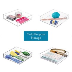 Idesign Stackable Makeup Drawer Organizer Tray – Vanity Organizer Or Desk