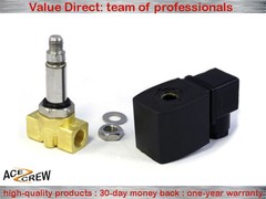 VITON 1/4 inch 12V DC VDC Brass Solenoid Valve NPT Gas Water Air Normally Closed