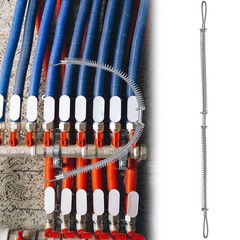 1/8″ x 20″ Hose Whip Safety Cable – Heavy Duty Whip Check for Hydraulic Lines