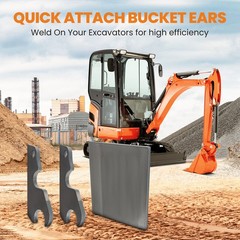 Quick Attach Bucket Ears Fit For Kubota KX040 KX71/KX91 KX121/KX033 U35
