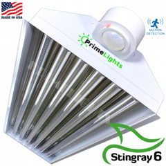 6 Bulb / Lamp T8 LED High Bay Warehouse, Shop, MOTION ACTIVATED Light NEW