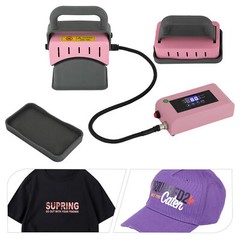 300W T-Shirts Cap Heat Press Machine Electric Hat Heat Press Machine 0-400°F