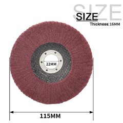 115mm Nylon Fiber Wheel Flap Polishing Wheel Abrasive Buffing Pads Angle Grinder