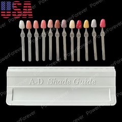 Dental 3D Gum A-D Shade Guide Pink Gingiva Aesthetic Composite Resin Restoration