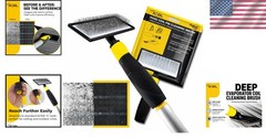 Ergonomic HVAC Coil Cleaner Brush – Chemical-Free for Safe AC Maintenance